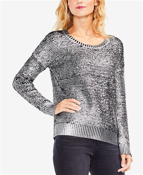 cooling fabric metallic sweatshirts under $50|women's metallic sweaters.